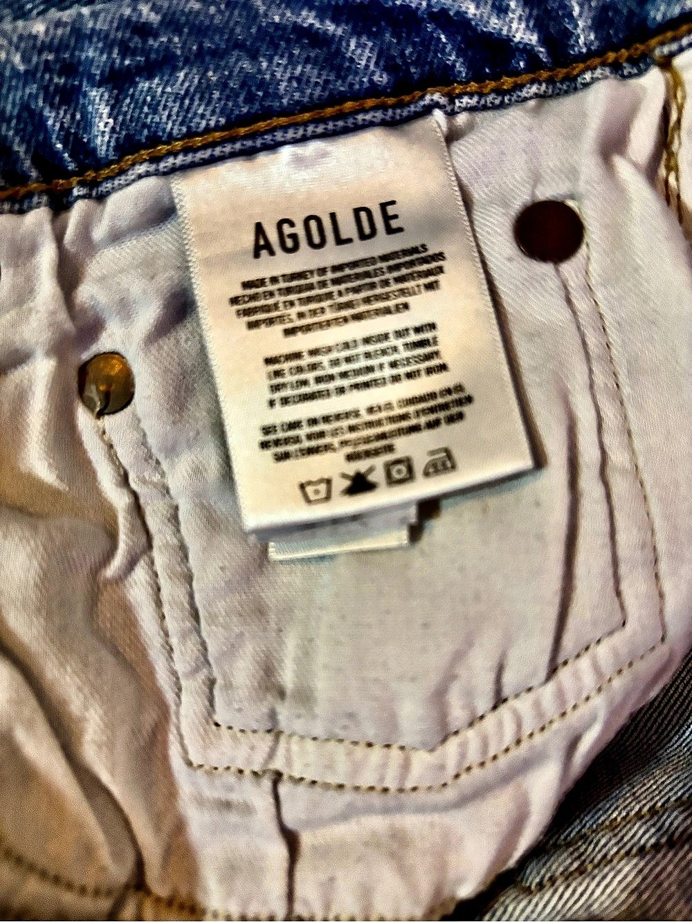 AGOLDE Riley High Rise Straight Crop Jeans - Picture 9 of 13